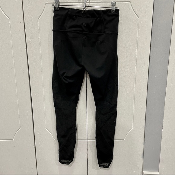 Athleta Black Mesh Leggings - Picture 2 of 10